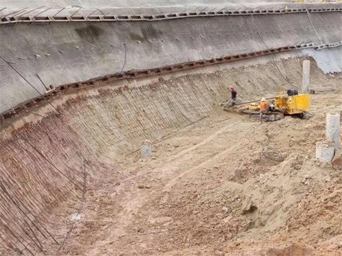 柞水基坑边坡加固